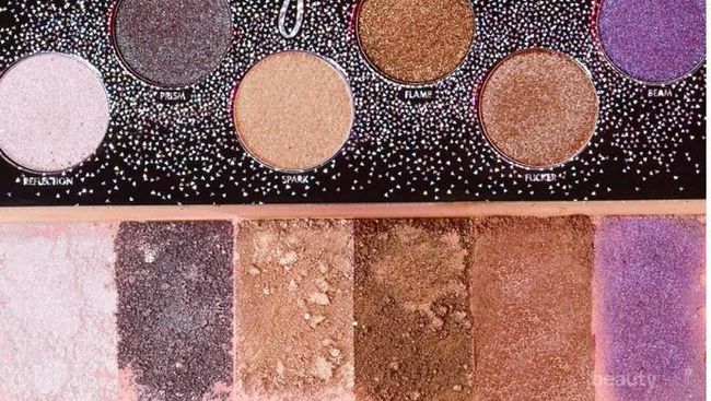 Slayfire brilliance glitter palette. MUFE Star Lit glitters l107.