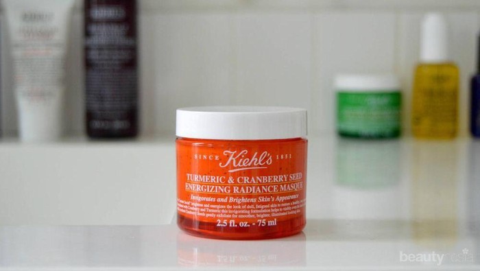 Wajah Lebih Glowing dengan Kiehl's Turmeric & Cranberry Masque