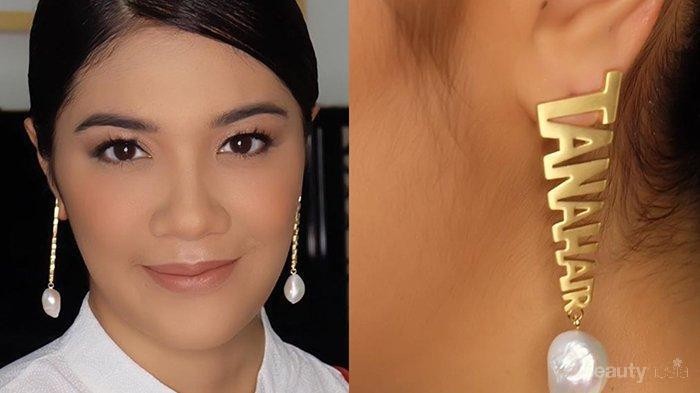 Penampilan Cantik Istri Nadiem Makarim Pakai Anting 'Tanah Air' di Pelantikan Menteri