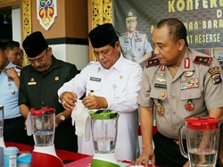 Dikendalikan dari LP, Penyelundupan 22 Kg Sabu dari Malaysia Digagalkan