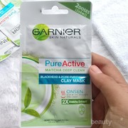 Gak Sampai 20K! Garnier Pure Active Matcha Deep Clean Clay Mask Seriusan Efektif Hilangkan Komedo?
