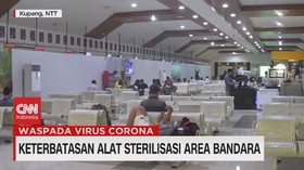 VIDEO: Keterbatasan Alat Sterilisasi Area Bandara
