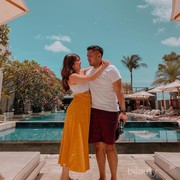 Mesranya Gaya Liburan Kesha Ratuliu Bersama Pacar di Bali