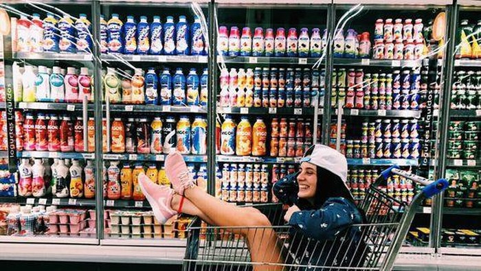 Trend Selfie di Supermarket Seperti Ini Lagi Hits dan Seru Banget, Sudah Coba Belum?