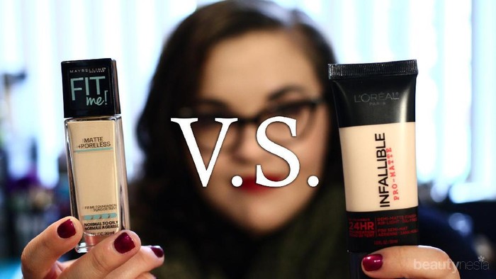 Maybelline Fit Me Matte+Poreless Foundation VS. Loreal Paris Infallible Matte Foundation, Mana yang Lebih Juara untuk Kulit Berminyak? Maybelline Fit Me Matte+Poreless Foundation VS. Loreal Paris Infallible Matte Foundation, Mana yang Lebih Juara untuk Kulit Berminyak?