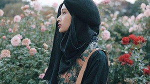 Unik, Gaya Hijab Jepang Kekinian ala Selebgram Rahmalia Aufa