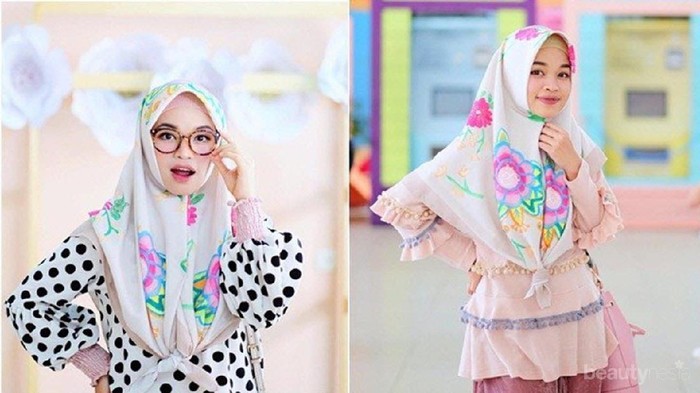 Wah, Ini Dia Inspirasi Mix And Match Hijab Syar'i Warna Pastel ala Ghaida Tsurayya!