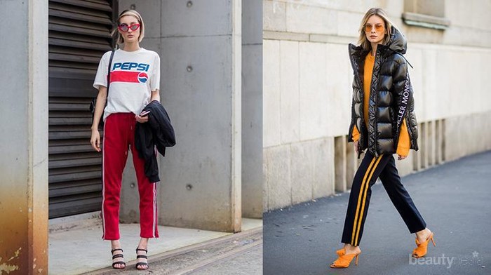 Tak Hanya Untuk Olahraga! Ini Inspirasi Dia Mix And Match Menggunakan Track Pants Yang Keren Buatmu!