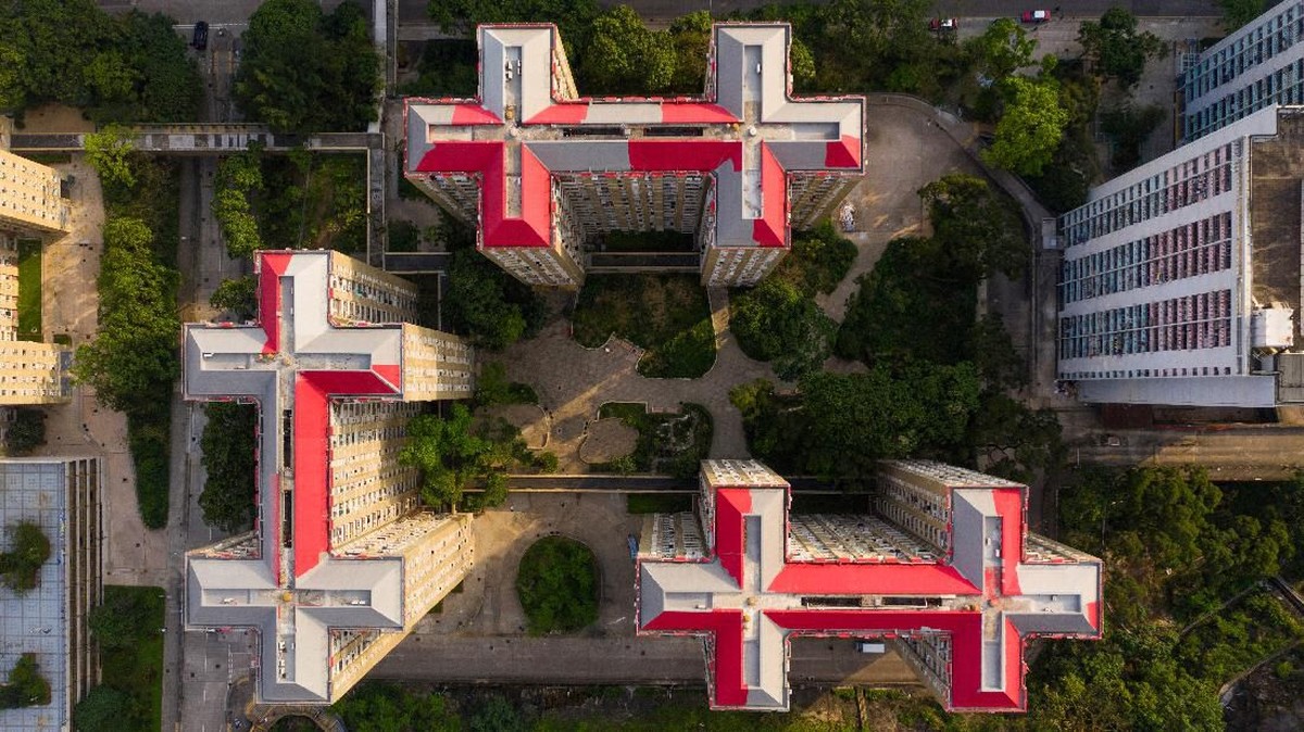 FOTO: Wajah Hong Kong dari Ketinggian