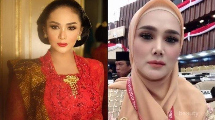 Mengintip Penampilan Krisdayanti dan Mulan Jameela saat Hadiri Pelantikan Presiden