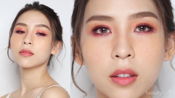 Wah, Ini Dia Tutorial Makeup Romantic Pink Look ala Tina Yong
