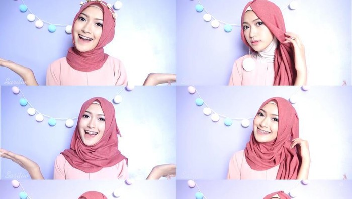 Cobain Yuk, Tutorial 7 Hijab Look dengan 1 Hijab Berikut Ini, Simpel dan Praktis Banget!