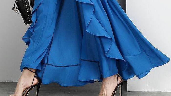 Beberapa Inspirasi Mix and Match Ruffle Pants untuk Para Hijabers, Wajib Coba!