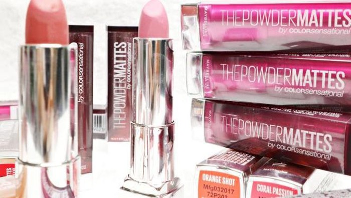 Maybelline The Powder Mattes Punya 6 Warna Baru! Cobain yuk!