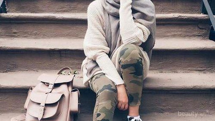 Variasi Syle Hijab dengan Nuansa Army Look Ini Bisa Kamu Jadikan Referensi Sehari-hari