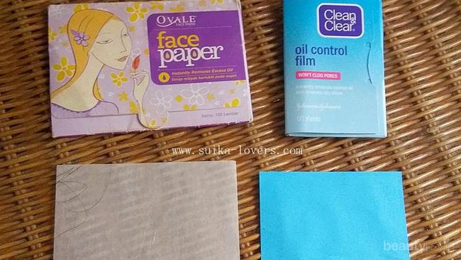 Clean And Clear Oil Control Film Vs Ovale Face Paper Mana Yang Lebih Oke Menyerap Minyak Menurutmu