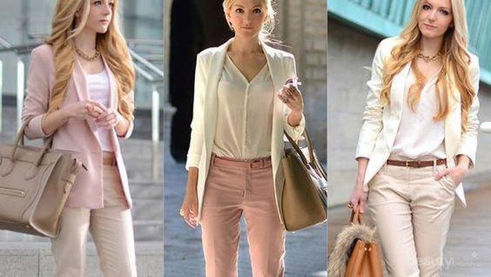 Pilih Outfit Warna Pastel Seperti Ini untuk ke Kantor! Gemas Tapi Tetap Formal Lho