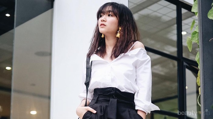 Simpel Dan Fashionable, Gaya Fashion Monochrome Ala Febby Rastanty Bisa Jadi Inspirasi