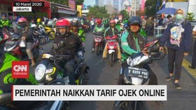VIDEO: Pemerintah Naikkan Tarif Ojek Online Zona Jabodetabek