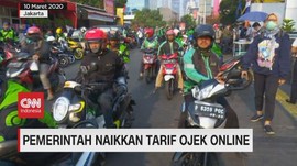 VIDEO: Pemerintah Naikkan Tarif Ojek Online Zona Jabodetabek