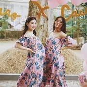 10 Momen Bahagia Baby Shower Syahnaz Sadiqah, Penuh Warna dan Gemas!