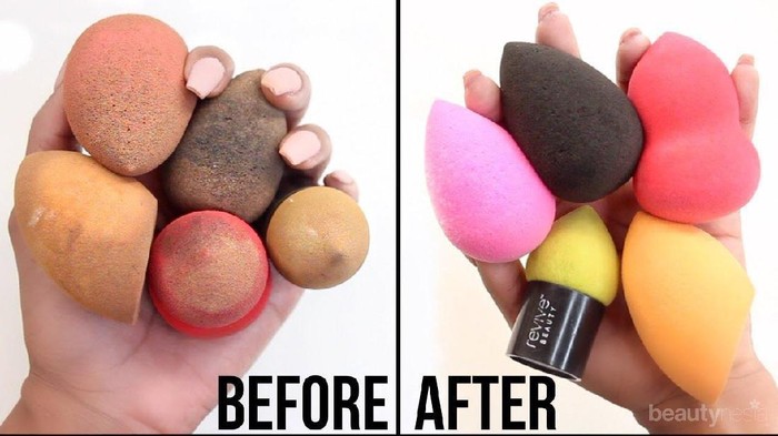 Tak Sempat Membersihkan Beauty Blender? Lakukan Hal Ini Saja Pada Beauty Blender Kamu