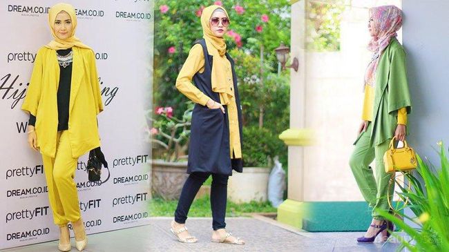 Pecinta Warna  Kuning  Ini Dia Inspirasi Hijab Warna  Kuning  