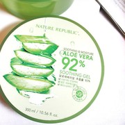 Minta pendapat dan pengalaman pakai Nature republic Aloe Vera  92% Soothing Gel. Ada yg ngga cocok?