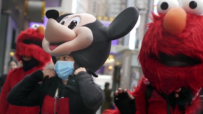 FOTO: Geliat New York di Tengah Virus Corona