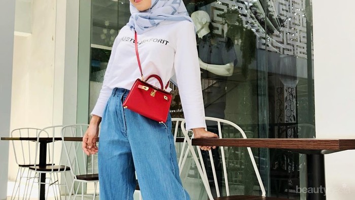 Meskipun Sudah Menjadi Ibu, Selebgram Hijabers Ini Tetap Tampil Fashionable Dengan Outfit Kekinian, Lho