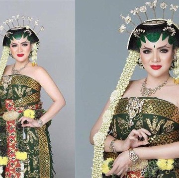 Tampak Ayu dan Anggun, 6 Artis Ini Memilih Pakai Paes Jawa di Hari Pernikahan