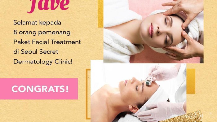 [GIFT-AWAY ALERT] 8 Voucher Facial Gratis Dari Fave! Intip Disini Ya, Ladies!