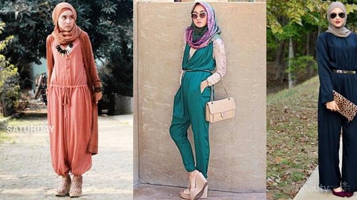 Mari Coba Style Baru, 8 Fashion Jumpsuit untuk Hijabers ini Bisa Jadi Inspirasi