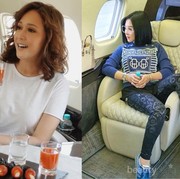 Adu Gaya Syahrini VS Maia Estianty Saat Naik Jet Pribadi, Mana yang Lebih Kece?