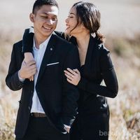Premium Photo | Young attractive asian couple wearing white shirt and jeans  woman wearing wedding veil sitting together smiling. concept for pre wedding  photography.