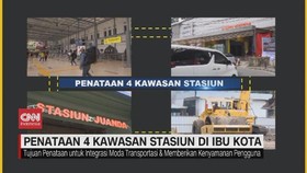 VIDEO: Menengok Penataan 4 Kawasan Stasiun di Ibu Kota