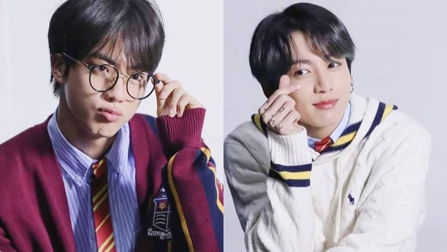 Usil Banget, Jin BTS Pasrah Dijahilin Jungkook Saat Syuting MV di L.A Kelakuan kocak Jin dan Jungkook terekam kamera pada unggahan terbaru proses pembuatan klip 'Black Swan'.