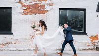 wedding with sneakers