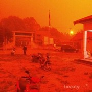 Fenomena Langit Merah di Jambi yang Viral di Media Sosial, Apa Penyebabnya?