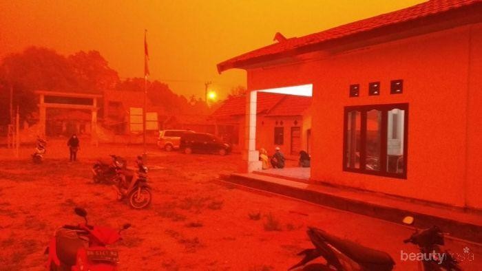 Fenomena Langit Merah di Jambi yang Viral di Media Sosial, Apa Penyebabnya?