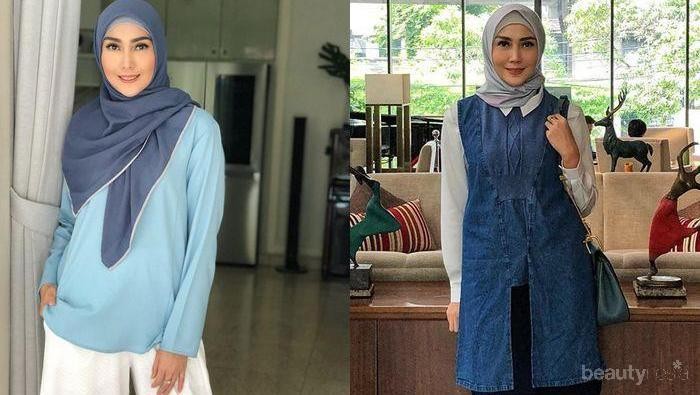 8 Outfit Syar'i Manis ala Fenita Arie yang Bisa Jadi Inspirasi