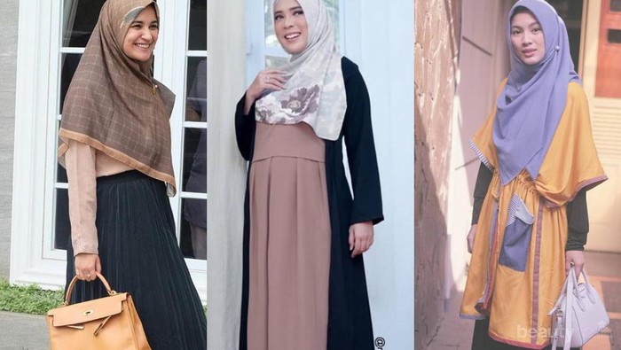 Model Gamis Terbaru ala Artis Indonesia Saat Hari Raya Idul Adha Model Gamis Terbaru ala Artis Indonesia Saat Hari Raya Idul Adha