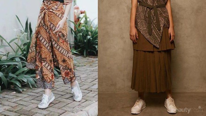 Mix and Match Batik dengan Sneaker, Yakin Enggak Mau Coba?