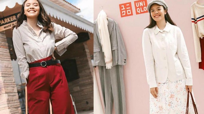 Gaya Kampus Simpel Tapi Kekinian ala Melody Amadea