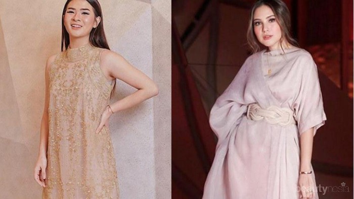 Penampilan Berkelas Influencer dalam Balutan Busana Sapto Djojokartiko
