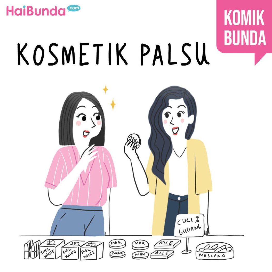 Gara-gara tertarik kosmetik murah, Bunda di komik ketipi nih. Bunda punya pengalaman serupa enggak? Share yuk ceritanya.