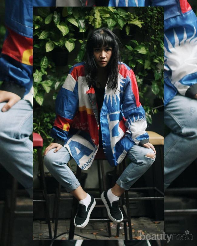 Fashion Update Bendera Partai Bekas Disulap Jadi Jaket 