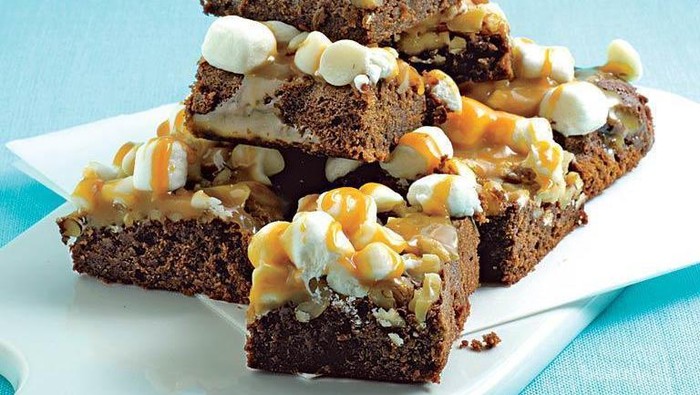 Yuk Bikin Caramel Marshmallow Brownies di Rumah, Ini Resepnya