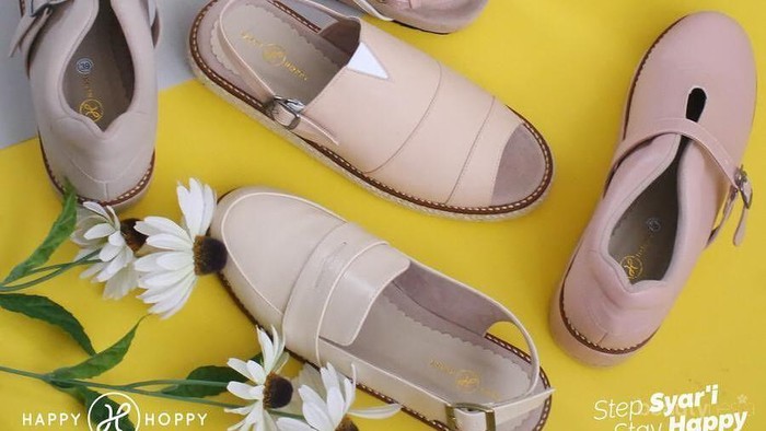 5 Koleksi Happy Hoppy, Sepatu Syar'i untuk Wanita Muslimah