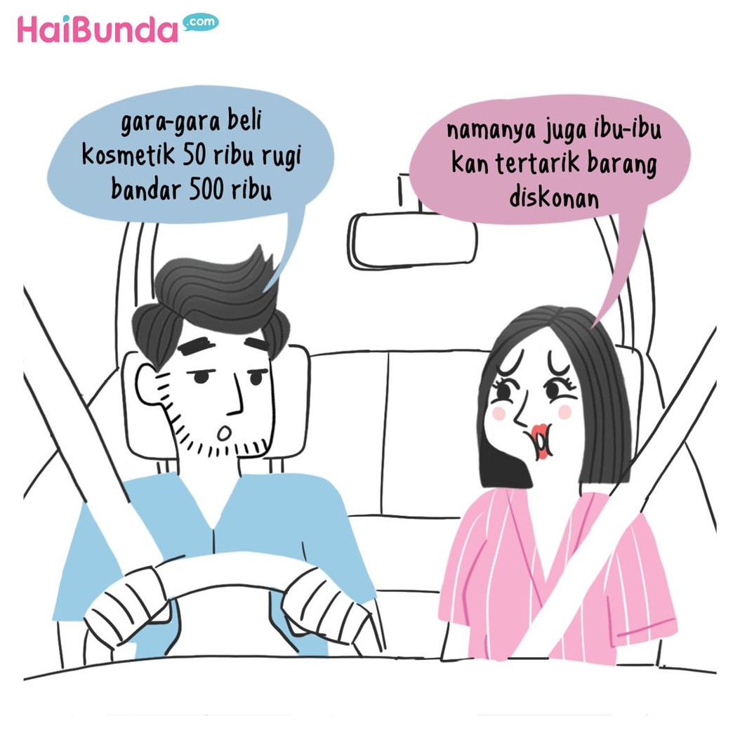 Gara-gara tertarik kosmetik murah, Bunda di komik ketipi nih. Bunda punya pengalaman serupa enggak? Share yuk ceritanya.